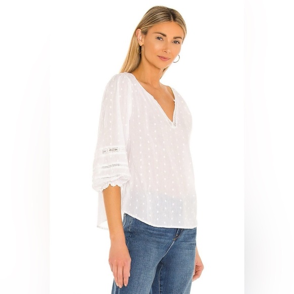 VELVET BY GRAHAM & SPENCER Imani Blouse in White - Picture 2 of 7